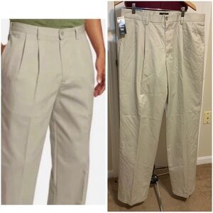 Dockers Khaki Relax Fit Pleated Casual Pants The Original Signature